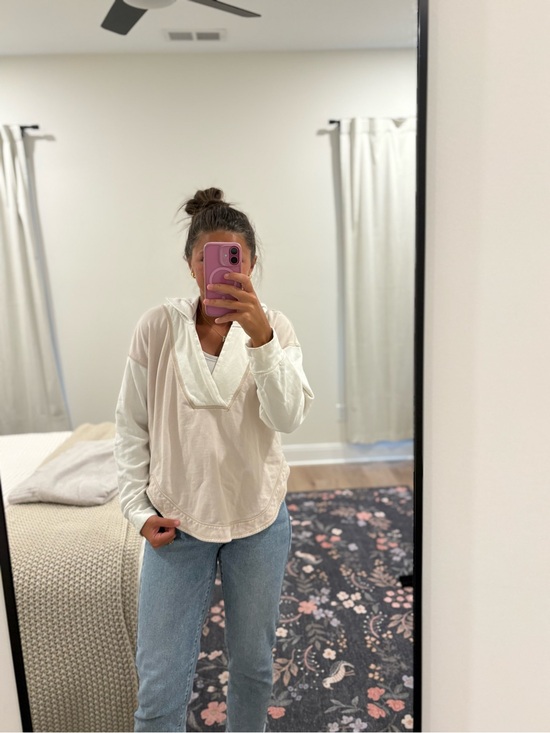 Pilcro Tops - Pilcro by Anthropologie Warfside Hooded Popover Hoodie 100% Cotton